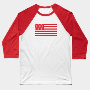 Canadian American Flag Baseball T-Shirt